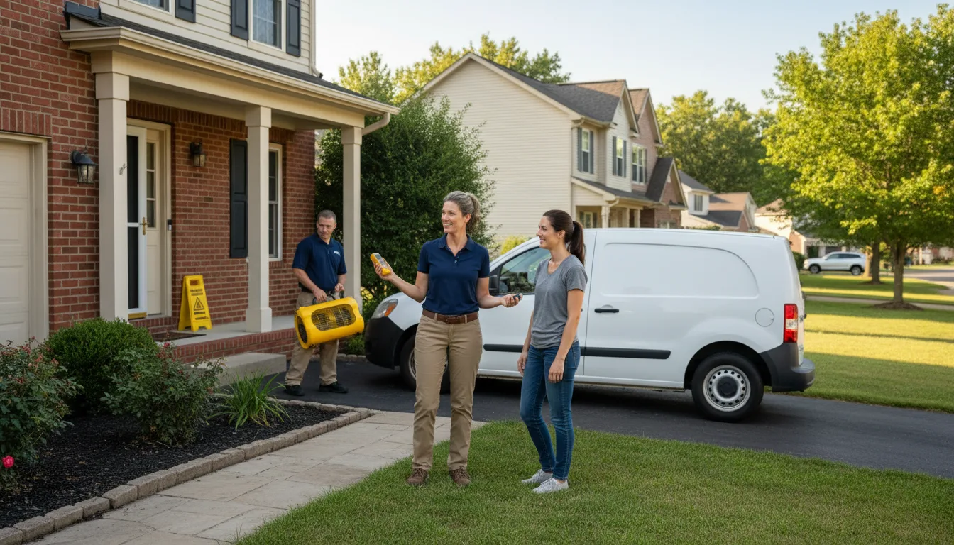 Water restoration image for Home Water Damage Repair in Grimesland, NC